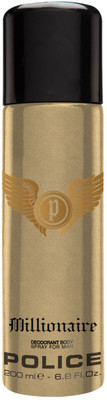 

Police Millionaire Deodorant Spray - For Men(200 ml)