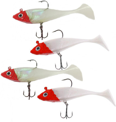 

Always Sporty Soft Bait Silicone Fishing Lure(Pack of 4, Size 10)