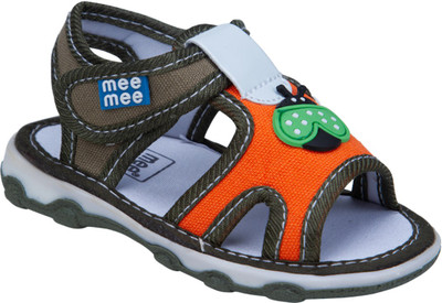 

MeeMee Boys Velcro Flats(Brown