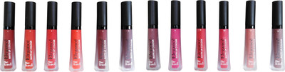 

Blue Heaven Elegance LIP COLOR multi color combo of 12 (1-12)(MULTICOLOR)