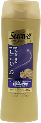 

Suave Professionals Strengthening Shampoo, Biotin Infusion 12.6 oz(373 ml)