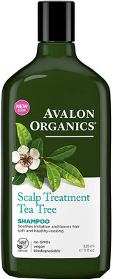 

Avalon Organics Shampoo, Scalp Treatment Tea Tree, 11 Fluid Ounce (Pack of 2)(325 ml)
