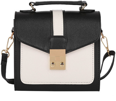 

cider Girls Casual Black PU Sling Bag