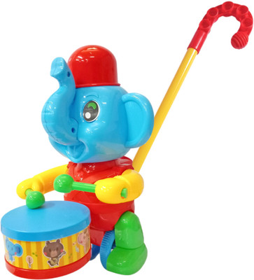 

Miss & Chief Push and Pull Musical Eliphant(Blue)
