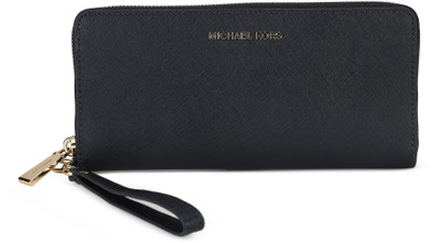

Michael Kors Women Formal Black Genuine Leather Wallet(16 Card Slots), Admiral