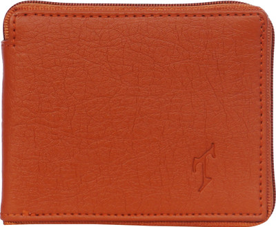 

TITOS Men Brown Artificial Leather Wallet(6 Card Slots), Brow