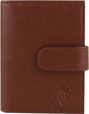 

Rosset Men Casual Brown Artificial Leather Card Holder(18 Card Slots)