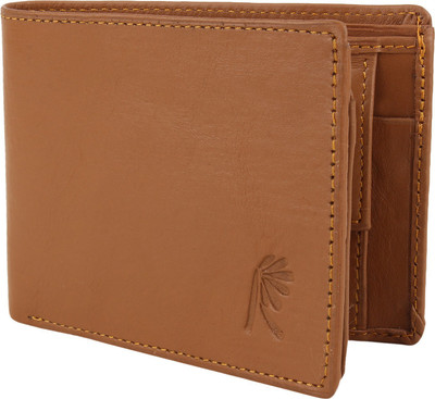 

Rosset Men Casual Tan Genuine Leather Wallet(5 Card Slots)