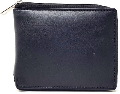 

Wildmount Men Black Genuine Leather Wallet(3 Card Slots)