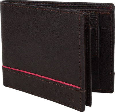 

Rosset Men Casual Brown Genuine Leather Wallet(6 Card Slots)