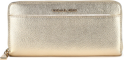 

Michael Kors Women Evening/Party Gold Genuine Leather Wallet(12 Card Slots), Pale gold