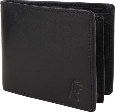 

Rosset Men Casual Black Genuine Leather Wallet(10 Card Slots)