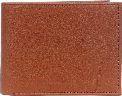 

titos Men Casual Tan Artificial Leather Wallet(12 Card Slots), Brown