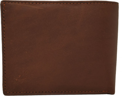 

Wildmount Men Brown Genuine Leather Wallet(4 Card Slots)