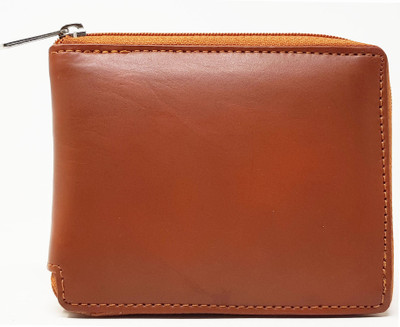 

Wildmount Men Tan Genuine Leather Wallet(3 Card Slots)