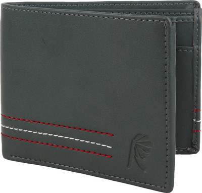 

Rosset Men Formal Grey Artificial Leather Wallet(5 Card Slots), Green