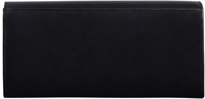 

Rene Women Black Genuine Leather Wallet(18 Card Slots)