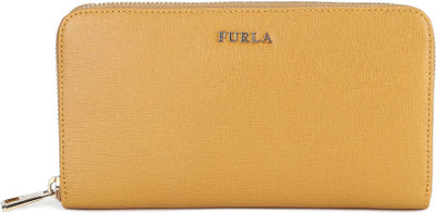 

Furla Women Casual Yellow Genuine Leather Wallet(12 Card Slots), Zafferano