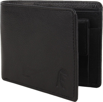 

Rosset Men Casual Black Genuine Leather Wallet(3 Card Slots)