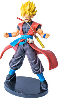 

Toy Mela Dragon Ball Z DBZ Goku Super Saiyan Jin SSJ Anniversary Edition Action Figure With Stand(Multicolor)