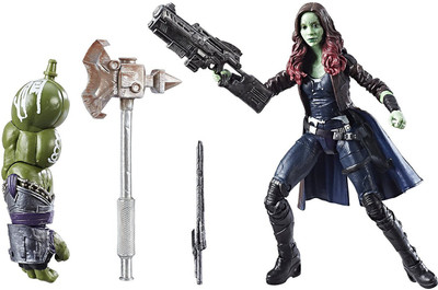 

Toy Mela Marvel Avengers Infinity War Guardians Of Galaxy Gamora Includes Figure, 2 Accessories, and 2 Build-a-Figure Parts Action Figure(Multicolor)