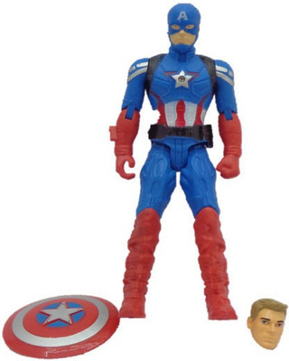 

Bestie Toys Captain America Avengers 2 The New Designs Super Power Hero(Multicolor)
