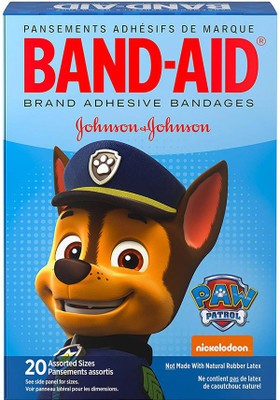 

Band-Aid Adhesive Bandages for Minor Cuts, Nickelodeon PAW Patrol, Assorted Sizes, 20 ct Adhesive Band Aid(Set of 1)