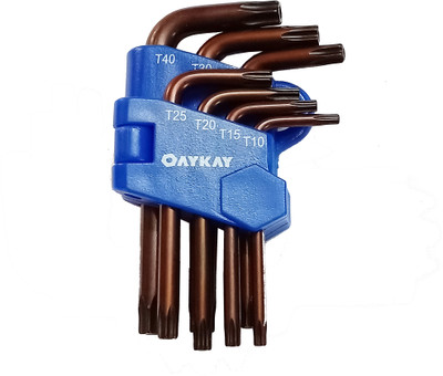 Oaykay Star Allen Key 7 Pcs Allen Key Set