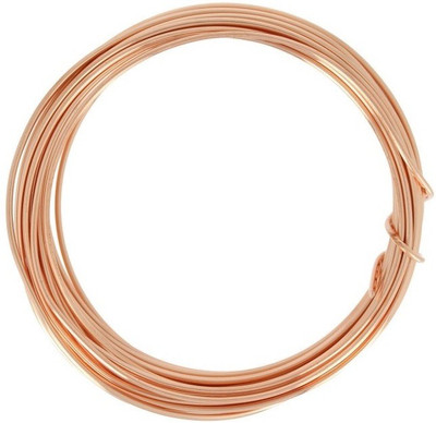 

Art Ifact 19 Gauge - 5 Meters of Copper Wire (1.016 mm Diameter) - Dead soft - 99.9% Pure Copper Wire - Without Enameled - DIY Jewellery & Artistic