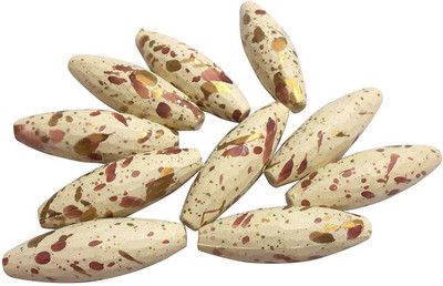 

GOELX Ceramic Designer Plastic Pipe Beads (40 X 10 mm) for Beading, Jewellery Making & Art Craft Work