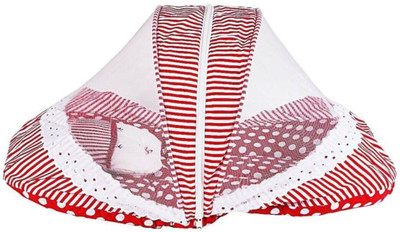 

Kidoyzz Mosquito Protector Comfy Baby Sleeping Mosquito Net Bed KDMBBNL2042 Portable Crib(Fabric, Multicolor)