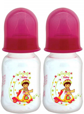 

MeeMee Premium Baby Feeding Bottle, 125ml (Pink ,Pack of 2) - 125 ml(Pink)