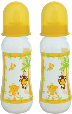 

MeeMee Premium Baby Feeding Bottle (Pack of 2 - 250 ml, Yellow) - 250 ml(Yellow)