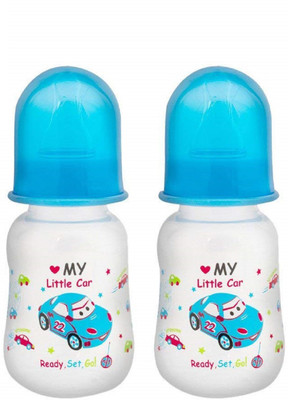 

MeeMee Premium Baby Feeding Bottle, 125ml (Blue ,Pack of 2) - 125 ml(Blue)