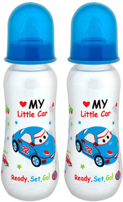 

MeeMee Premium Baby Feeding Bottle (Pack of 2 - 250 ml, Blue) - 250 ml(Blue)