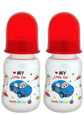 

MeeMee Premium Baby Feeding Bottle, 125ml (Red ,Pack of 2) - 125 ml(Red)