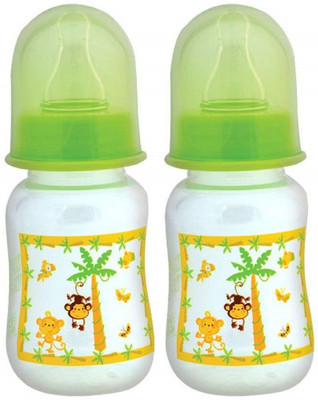 

MeeMee Premium Baby Feeding Bottle, 125ml (Green ,Pack of 2) - 125 ml(Green)