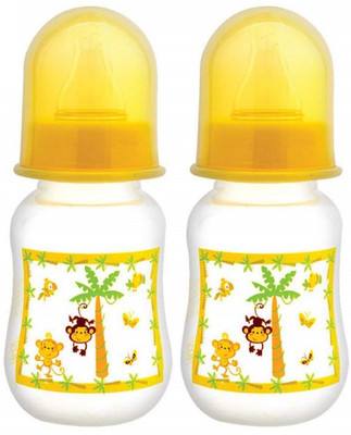 

MeeMee Premium Baby Feeding Bottle, 125ml (Yellow ,Pack of 2) - 125 ml(Yellow)