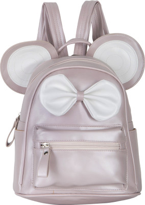 

Bazaar Pirates Twisted Bow Handbag Cum 6 L Backpack(Pink), Champagne pink