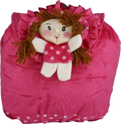 lovely toys Candy Rakshak School Bag - Pink - Made in India Waterproof Plush Bag(Pink, 2 L)