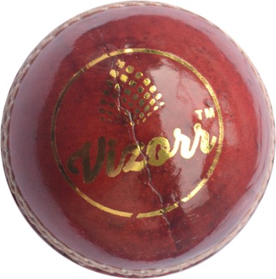 

Vizorr Pack of 1 Four Piece Leather Ball Cricket Leather Ball(Pack of 1, Red)