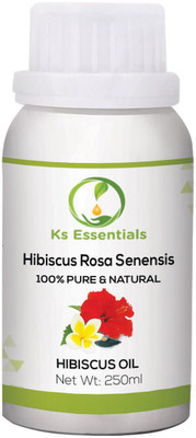 

Ks Essentials 100% Pure Hibiscus Oil (Hibiscus rosa senensis) Natural Therapeutic Grade (250ml)(250 ml)