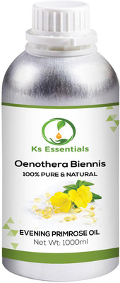 

Ks Essentials 100% Pure Evening Primrose Oil,Pure Natural & Undiluted (1000ml)(1000 ml)