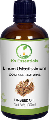 

Ks Essentials 100% Pure Linseed Carrier Oil (Linum Usitatissimum) (100ml)(100 ml)