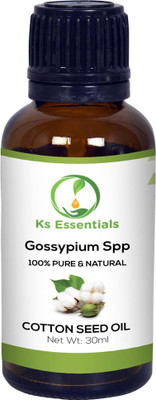 

Ks Essentials 100% Pure Cotton Seed Oil (Gossypium Spp) (30ml)(30 ml)