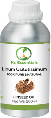 

Ks Essentials 100% Pure Linseed Carrier Oil (Linum Usitatissimum) (500ml)(500 ml)