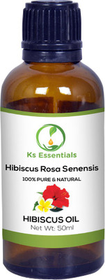 

Ks Essentials 100% Pure Hibiscus Oil (Hibiscus rosa senensis) Natural Therapeutic Grade (50ml)(50 ml)