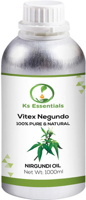 

Ks Essentials 100% Pure Nirgundi Essential Oil (Vitex negundo linn) Natural Therapeutic Grade (1000ml)(1000 ml)
