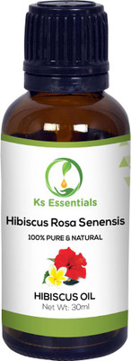 

Ks Essentials 100% Pure Hibiscus Oil (Hibiscus rosa senensis) Natural Therapeutic Grade (30ml)(30 ml)