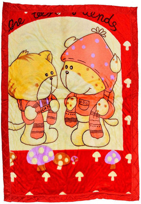 stockhawkers Cartoon  Mink Blanket(Polyester, Multicolor